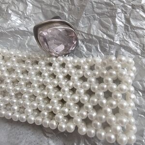 Vintage Sterling Artisan Ring & Bracelet Bundle